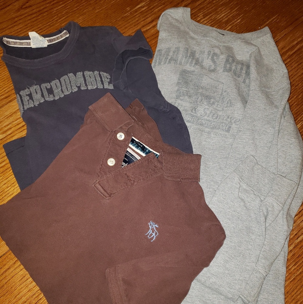 Bundle of 3 mens Abercrombie shirts